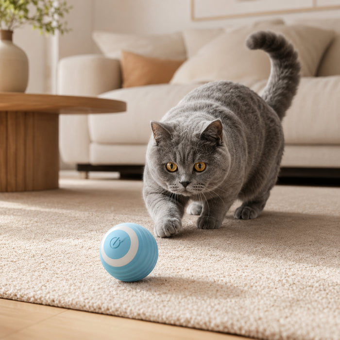Balle interactive sauteuse pour chat Miorra - visuel principal