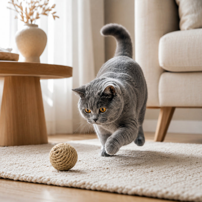 Balle corde à griffer pour chat Miorra - visuel principal