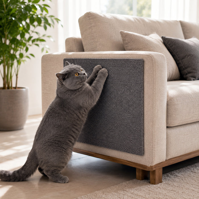 Protection canapé griffoir pour chat Miorra - 40X300CM Noire - visuel principal