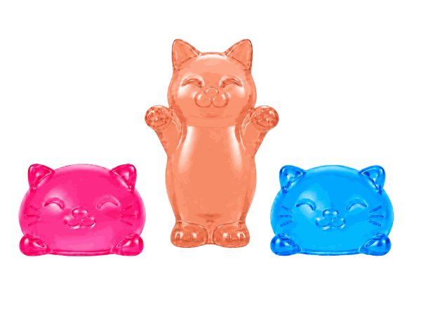 Mascotte Miorra et gummies anti-stress